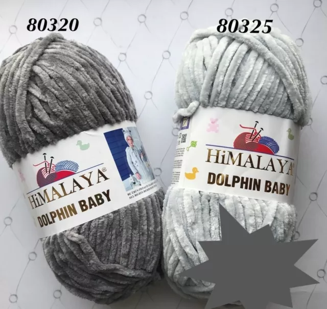 6 SKEINS !!! Himalaya Dolphin Baby - Knitting - Yarn - Wool