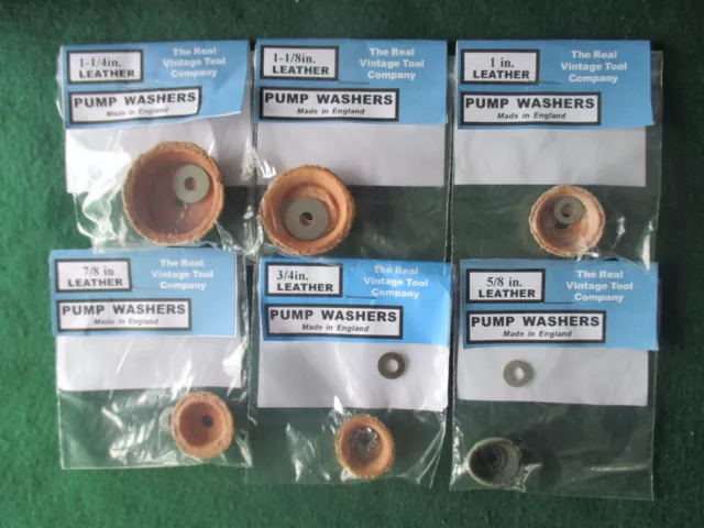 Bluemels Dunlop Thapex  Silca Apex Pumps ~  British Made Leather Pump Washers