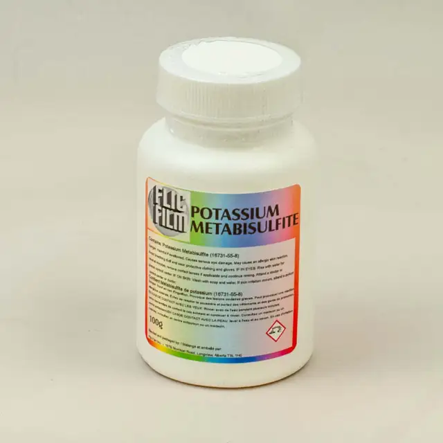 Metabisulfito de potasio 100 g