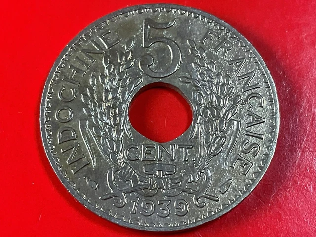 French Indo-China 5 ¢ 1939