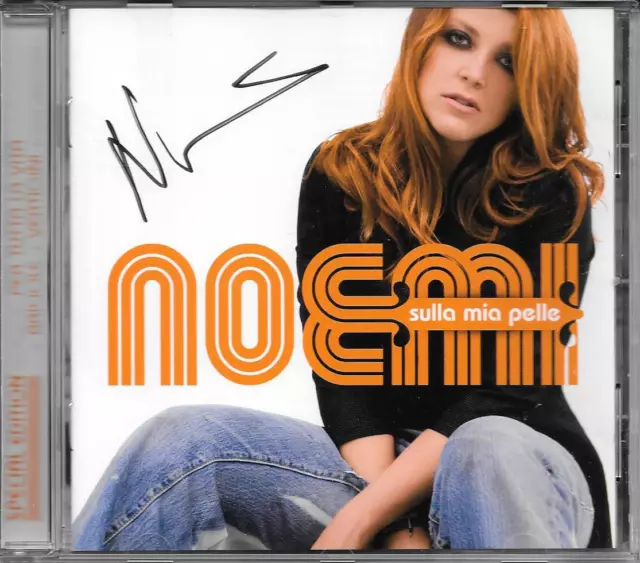 Noemi - Raro Cd Con Autografo " Sulla Mia Pelle - Special Edition "