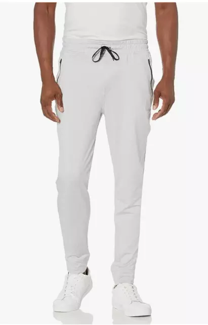 JOCKEY MENS FLEX Jogger Casual Pants, Light Grey-Small $19.99 - PicClick