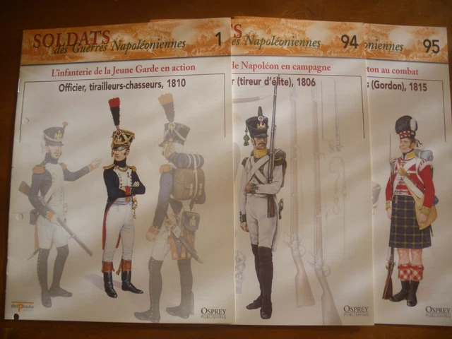 Lot fascicules Delprado / Osprey - collection Soldats des deux Guerres