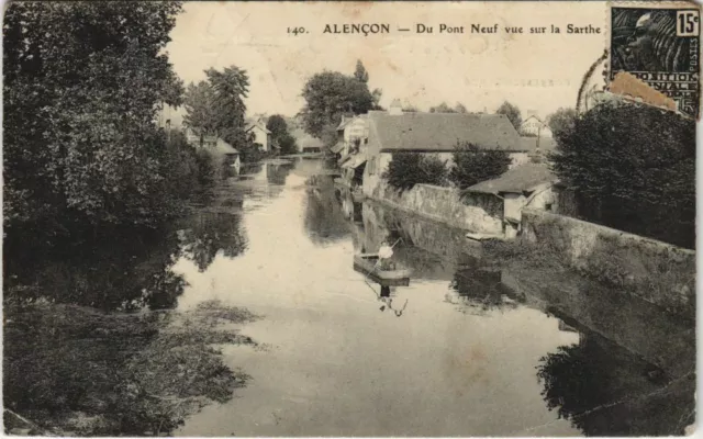 CPA ALENCON - Du Pont Neuf vue sur la Sarthe (138406)