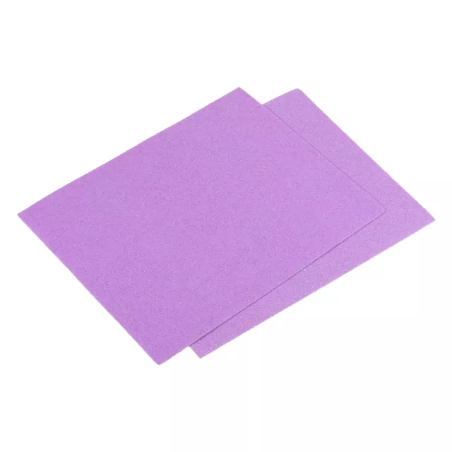 Glitter EVA Foam Sheets Purple 10.8x8.4 Inch 1.5mm for Arts and Crafts Pack of 2