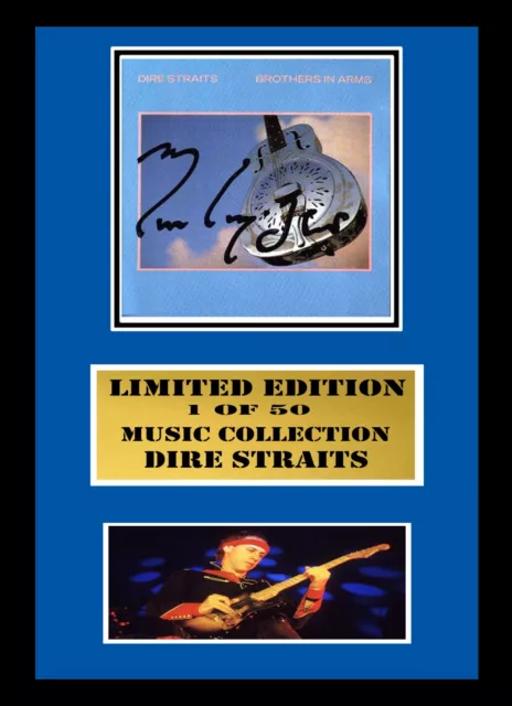 Dire Straits   Signed  Limited Edition  Framed  Display