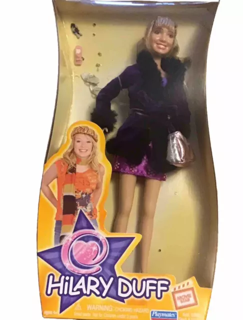 🔶️2003 Hilary Duff Doll ( Movie Star ) Playmates Purple Outfit #12802 Bnib