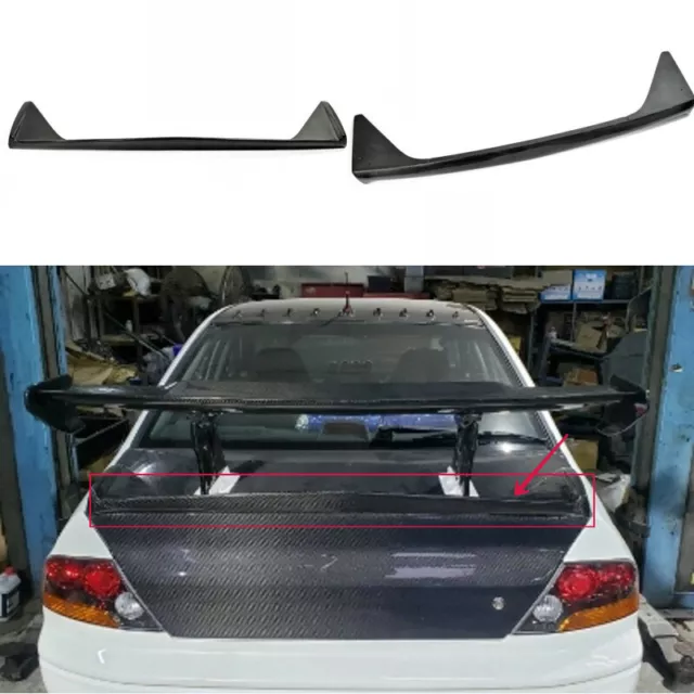For Mitsubishi EVO 7 8 9 Carbon Fiber Rear Trunk Spoiler Wing Lip Addon Bodykits