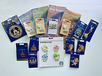 Walt Disney World WDW 50th Anniversary / Starbucks Pins / limited edition