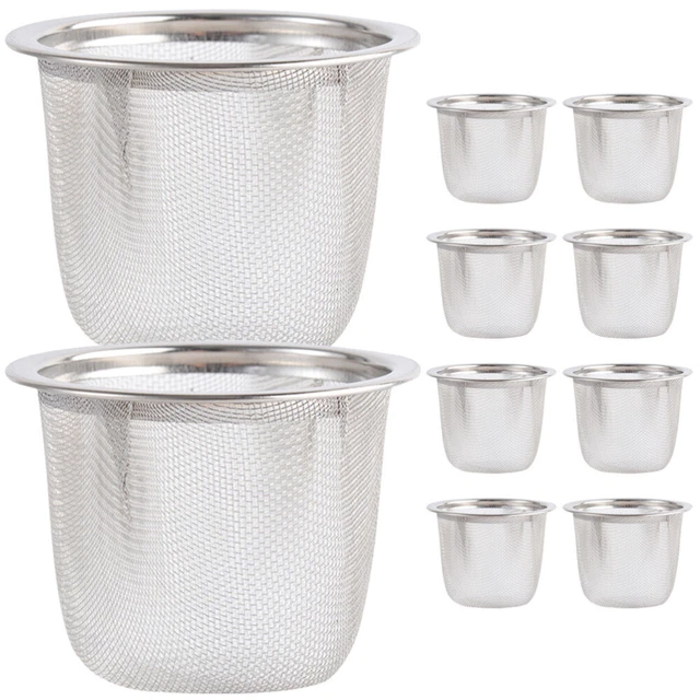 Infusore Per Tè In Acciaio Inox Con Manico In Legno – Retina Fine, Adatto A Tazze E Teiere, Facile Da Pulire E Durevole
