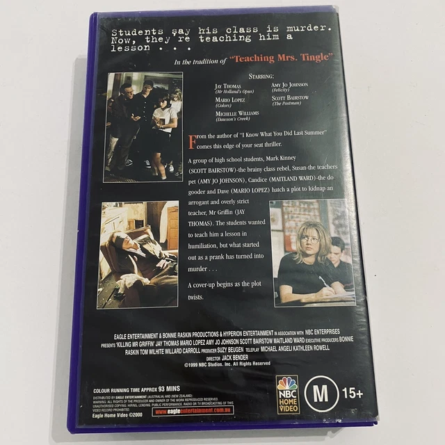 KILLING MR. GRIFFIN (VHS, 1997) Rare OOP Horror Movie VHS Video Tape