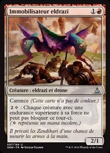 MTG Magic OGW - (x4) Immobilizer Eldrazi/Immobilisateur eldrazi, French/VF