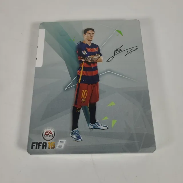 FIFA 16 MESSI Deluxe Edition Steelbook SOLO SENZA DISCO