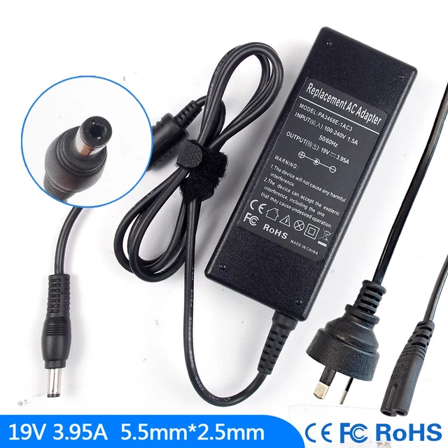 Alimentatore/caricabatterie AC 65W Per Toshiba L635, L505, A505 – Marca LYT, Garanzia 3 Anni