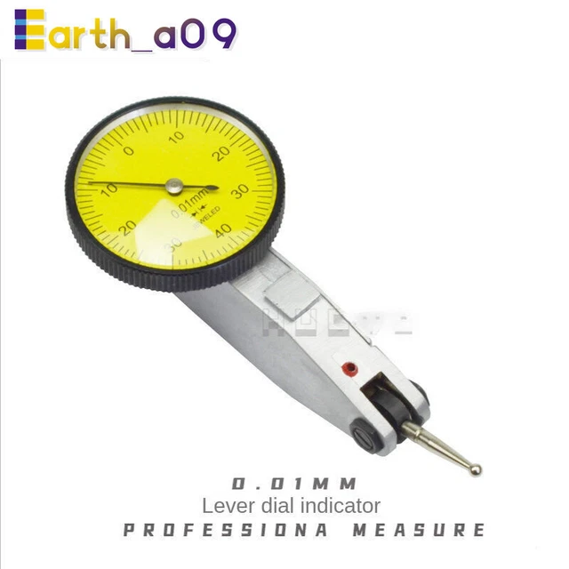 1PC-0-0.8mm 0.01mm Lever Dial Test Indicator Jewelry Type Tip