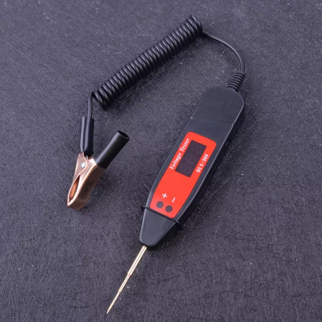 Digital Car Fuse Electric Circuit Probe Tester 5-36V Voltmeter Indicator Pen