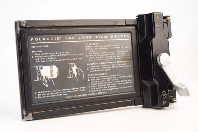 Polaroid Land Film Holder 545 for 4x5 Instant Film Packets Vintage V19