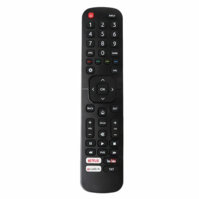 En2X27Hs Remplacement Sans Fil  Smart Tv TéLéCommande pour Hisense Smart Tv EnK3