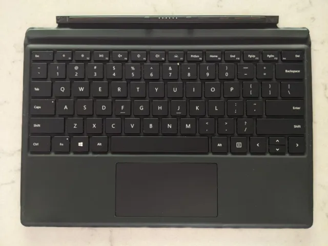 Microsoft Surface Pro Type Cover Backlit Keys Keyboard Black
