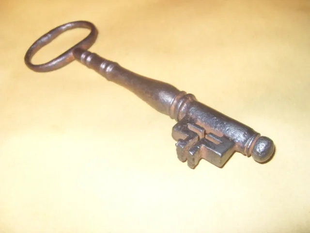 Original Ornate Key - Around 6 1/8" Total Length - As Photo's.