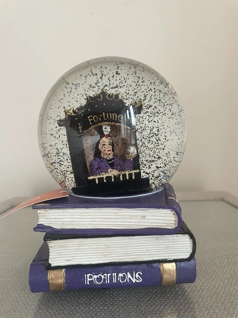 Tkmaxx Martha Stewart globo di neve musical di Halloween raro piatto strega fortuna nuovo