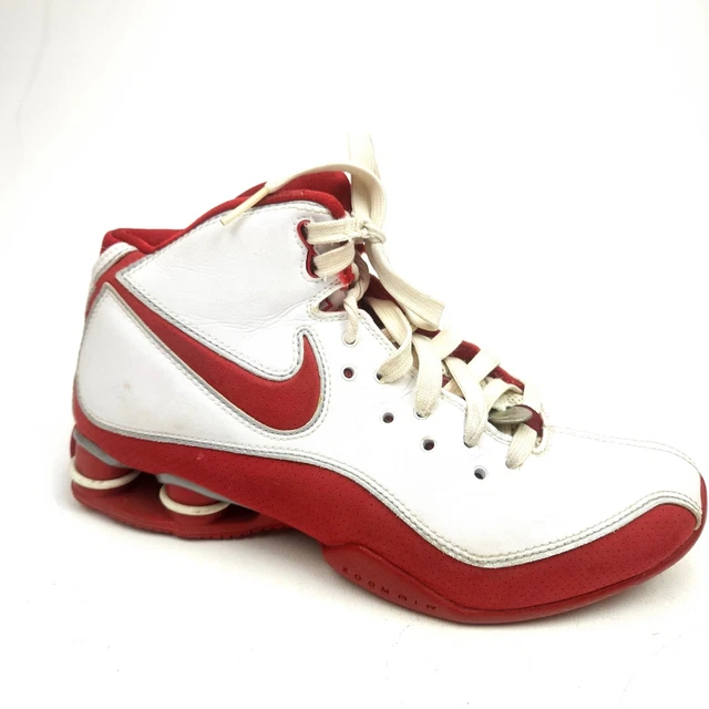 NIKE SHOX SLAM Zoom Air Elite Mens Basketball White Red  display picture 1