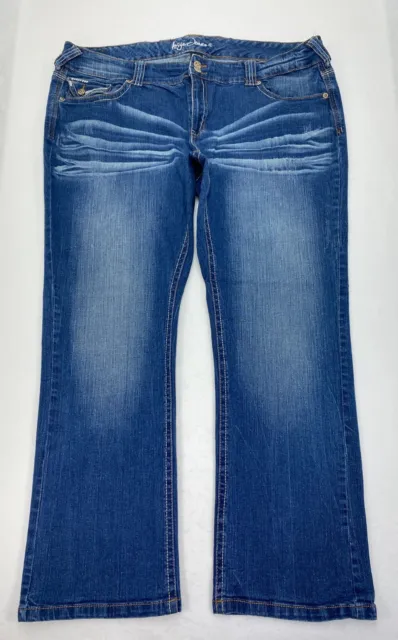 C640 Ariya KAU Bootcut Stretch Jeans tag sz 24 (Measures 39x29") Short
