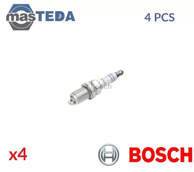 0 242 236 541 Engine Spark Plug Set Plugs Bosch 4Pcs New Oe Replacement