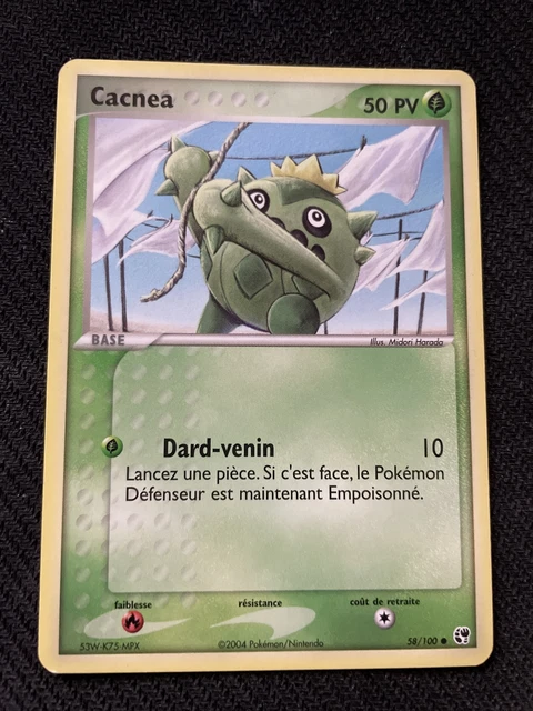 Cacnea Commune - Pokemon 58/100 Ex Tempete De Sable Proche Du Neuf Fr