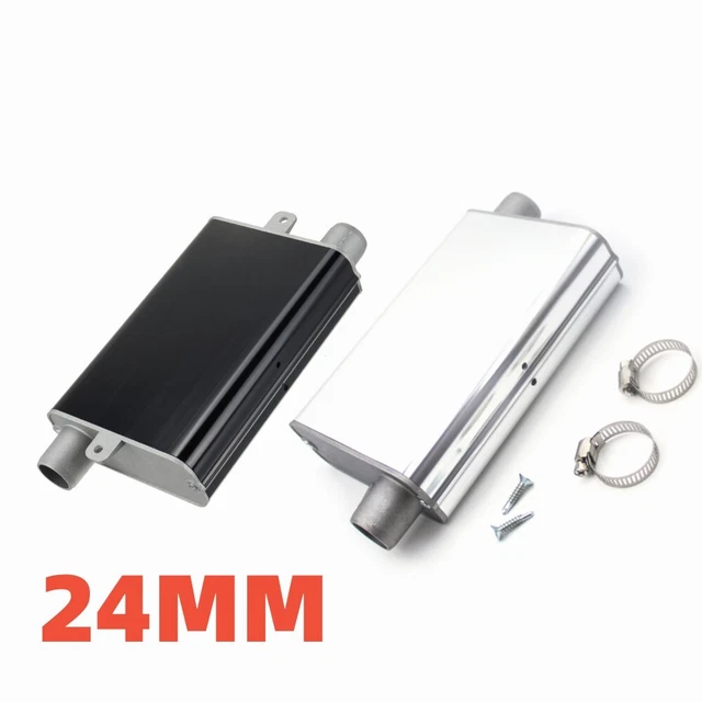 Tuyau De Silencieux En Alliage D'aluminium Pour Modèles HSP - Amélioration Performance, Couleur Argent