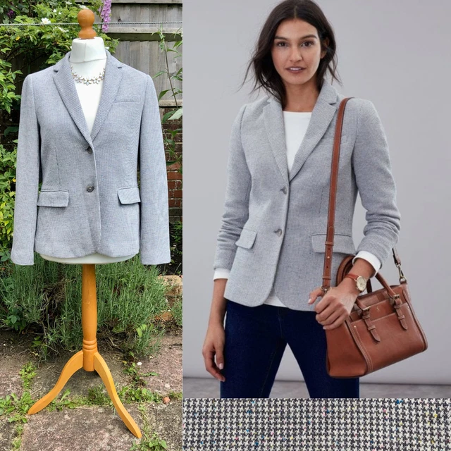 Joules grey blazer outlet