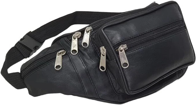 8-Inch Belt Extender Strap For RAS Bum Bags (Models 1003, 1006, 1013) - Black Plastic Clip