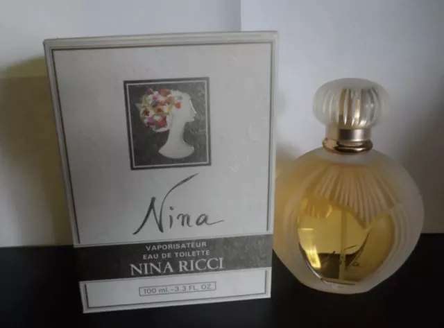 VINTAGE CLASSIC NINA BY NINA RICCI 3.3 oz - 100 ml EDT SPRAY , BOXED .LALIQUE