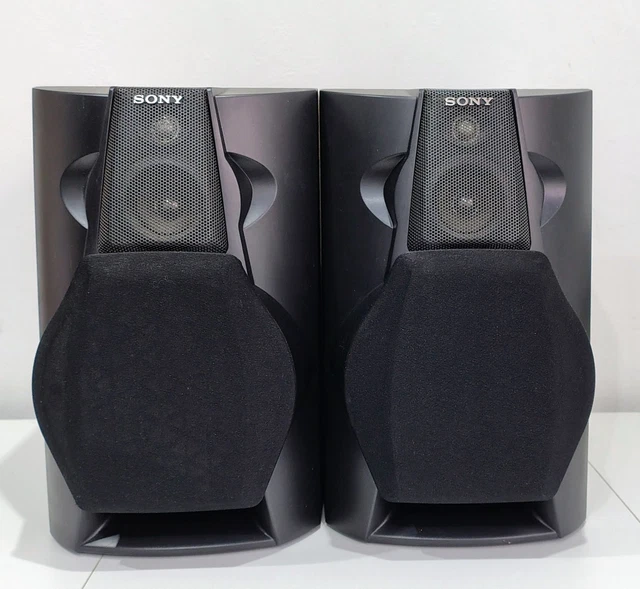 SONY SS-L80 3-WAY Stereo Bookshelf Speakers Pair - 6 Ohm - Black £59.99 ...