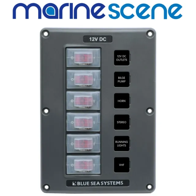 Blue Sea Water Resistant IP66 Circuit Breaker Marine Switch Panel  Motorhome Z22