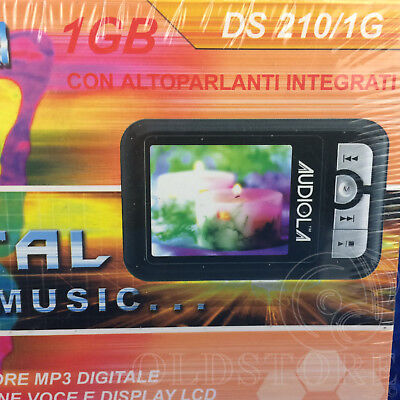 Audiola ►AUDIOLA IC 416◄MICROLETTORE NERO MP3 MP4 DIGITALE 2GB ALTOPARLANTE INTEGRATO 