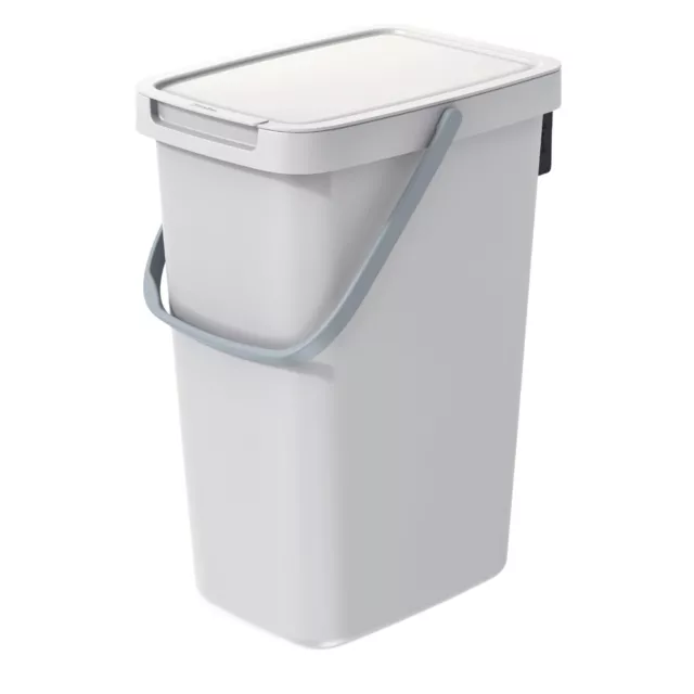 Abfalleimer Mülltrennung Abfallsortierbehälter Abfalltrennbehälter Aschgrau
