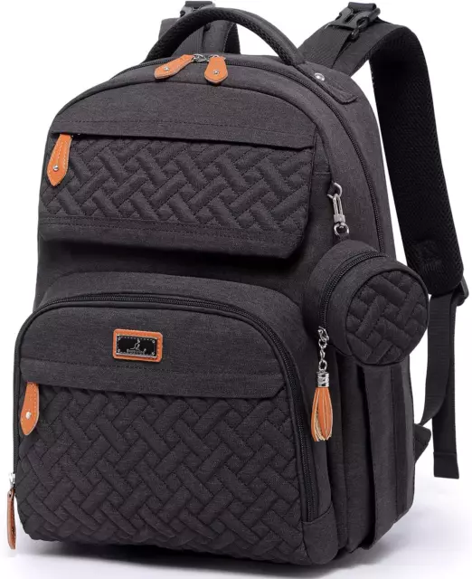 Changing Bag Backpack, BabbleRoo Baby Nappy Diaper Rucksack Hospital Maternity &