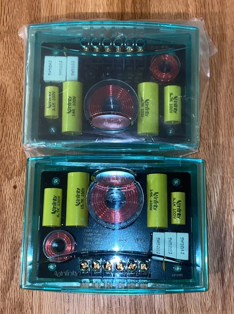 2 INFINITY KAPPA Crossovers PERFECT 5.1, 6.1 for MIDS TWEETERS SPEAKERS PASSIVE 2 INFINITY KAPPA Crossovers PERFECT 5.1, 6.1 for MIDS TWEETERS SPEAKERS PASSIVE