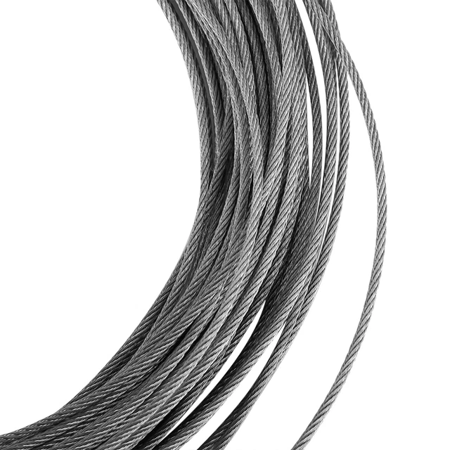 1Pc 15 Meters 304 Stainless Steel Cable Wire Rope Diameter 1.5mm Professional