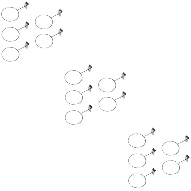 15 Pcs Iron Ball Bracket Fitness Soccer Display Storage Steel Brackets Shelves