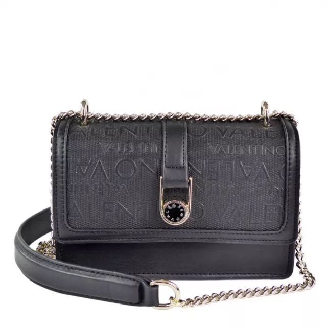 VALENTINO BAGS Femmes Ambre Sac à Bandoulière de Soirée Noir Neuf