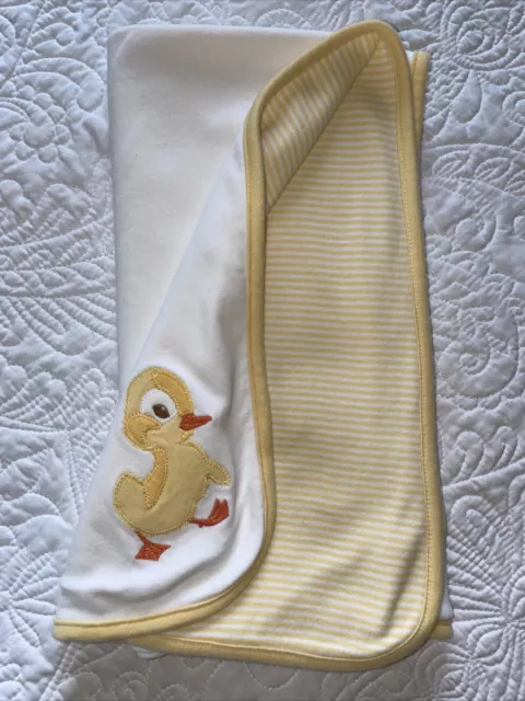 Gymboree Vintage BABY Little Golden Books Yellow Duck fuzzy duckling Blanket Boy