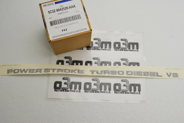 2008-2010 Ford Super Duty Powerstroke Turbo Diesel V8 Decal Nameplate new OEM