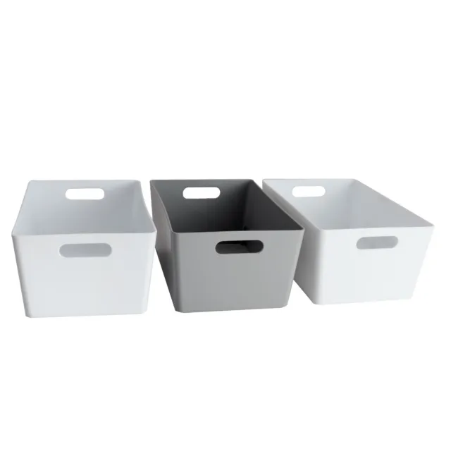 3x Organizer Box Ordnungssystem Aufbewahrung Schublade Aufbewahrung Korb Bad