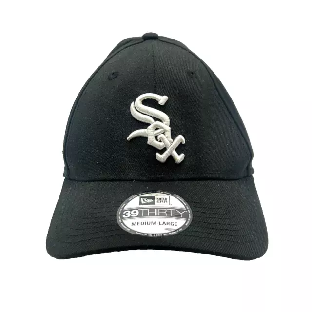 Chicago White Sox New Era 39Thirty Cap Hat NBA Size Medium - Large Stretch