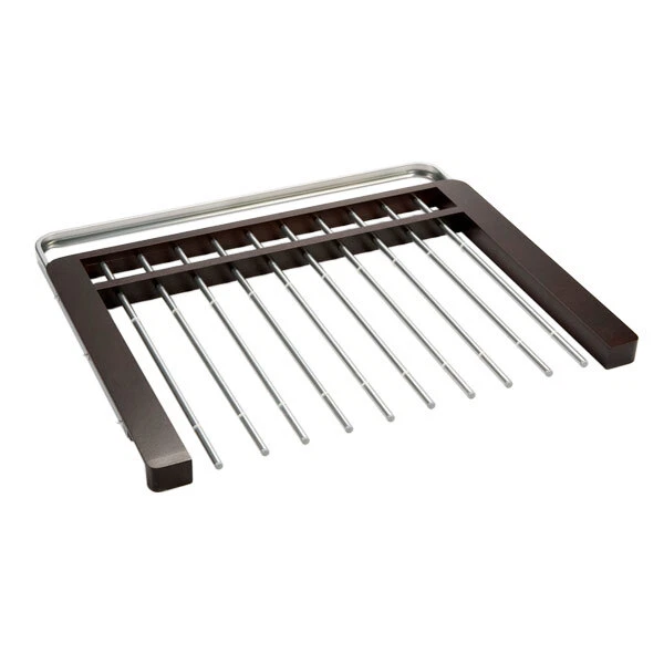 Walnut Elfa Décor Gliding Pant Rack