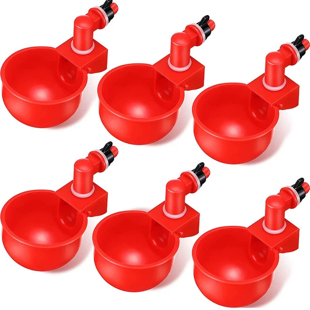Chicken Waterer Wide Application Bright-colored Universal Rounded Edge Chicken