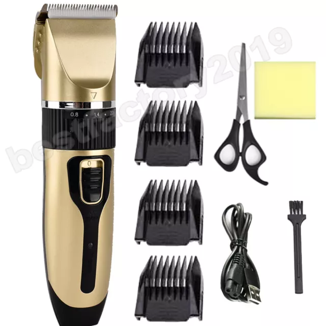 Professional Hair Clippers Trimmer Shaving Machine Cutting Beard Cordless Barber