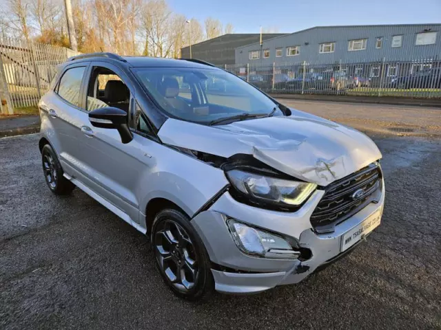 2019 Ford ECOSPORT 1.0 EcoBoost ST-Line 5dr Silver Damaged Salvage 3
